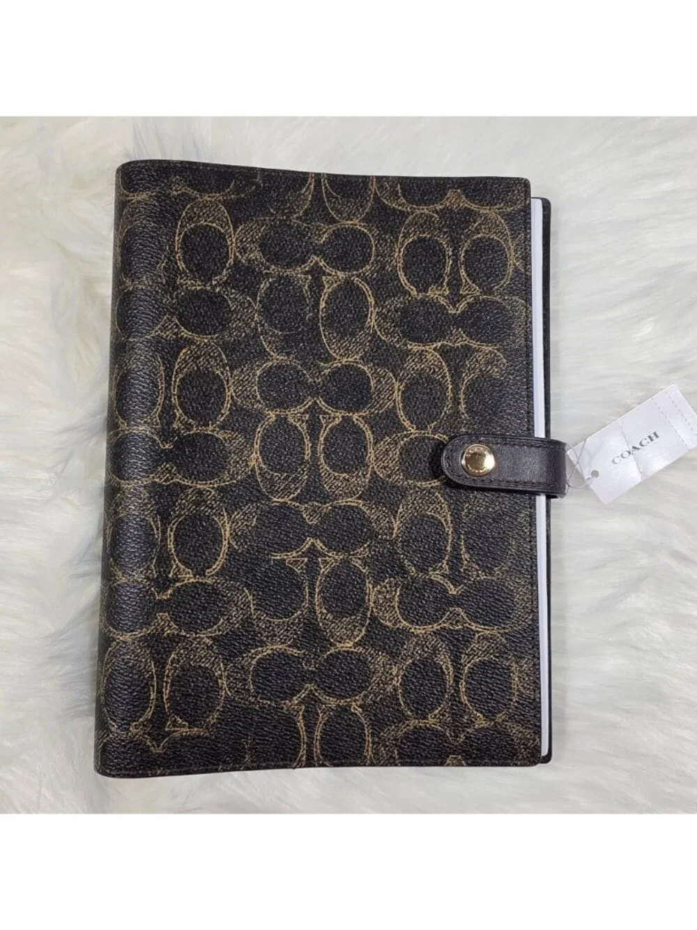 Coach Notebook Notebook In Loved Signature Canvas CDX99 - Picture 2 of 8
